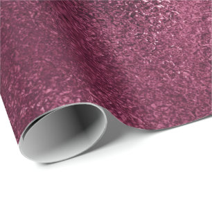 Metallic Burgundy Beet Glass metallisch Cadeaupapier
