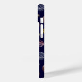 Metallic cirkels patroon Case-Mate iPhone case (Achterkant / Links)