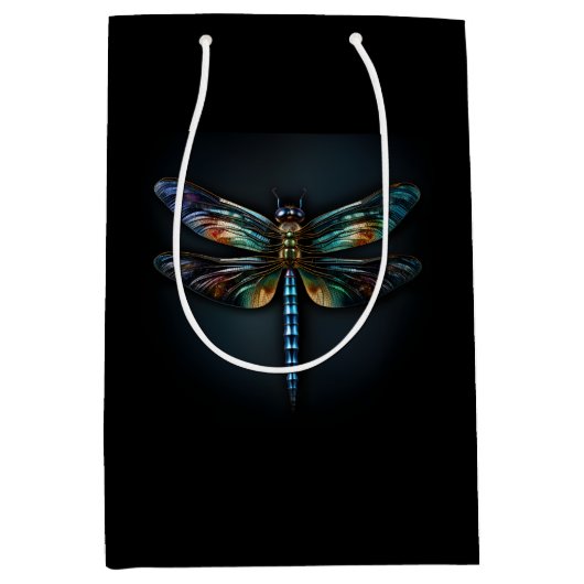 Metallic Dragonfly shirt Medium Cadeauzakje (Voorkant)