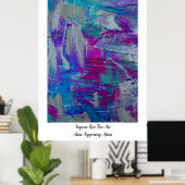 Metallic droom poster (Thuiskantoor)