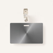 Metallic effect foto naam badge Sjabloon (Achterkant met clip)