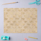 Metallic Egyptian Eye op Ivory Decoupage Tissuepapier (Craft)