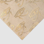 Metallic Egyptian Eye op Ivory Decoupage Tissuepapier (Detail)