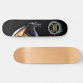 *~* Metallic Elemental Fierce BLUE Dragon AP88 Skateboard (Horizontaal)