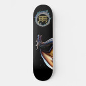 *~* Metallic Elemental Fierce BLUE Dragon AP88 Skateboard (Voorkant)