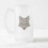 Metallic Fox Face Matglas Bierpul (Links)