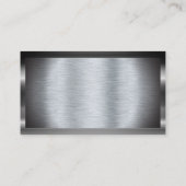 Metallic geborsteld keukengerei | QR-code Visitekaartje (Achterkant)