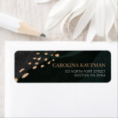 Metallic Geode Return Address Etiket (Insitu)