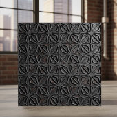 Metallic Geometric Starburst Cast Iron #6 ID1227 Tegeltje