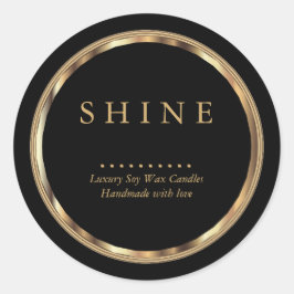 ⭐ Metallic Gold- en zwarte labels