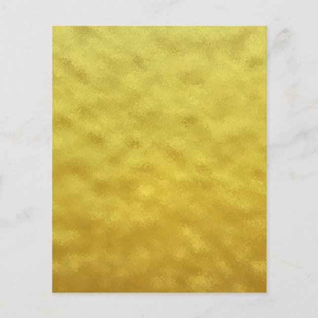 Metallic Gold Foil Scrapbook Paper (Voorkant)