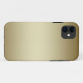 METALLIC GOLD PRINED FOTO EFFECT Case-Mate iPhone CASE (Achterkant (horizontaal))