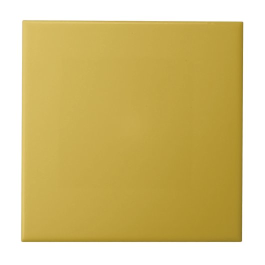 Metallic Gold Solid Color Tile Tegeltje (Voorkant)