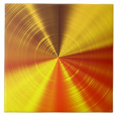 Metallic Gold Spiral Tegeltje (Voorkant)