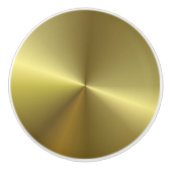 Metallic gouden look elegante aangepaste Sjabloon Keramische Knop (Voorkant)