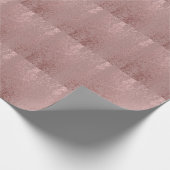 Metallic gouden textuur, roos kwarts. cadeaupapier (Hoek)