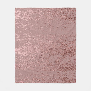 Metallic gouden textuur, roos kwarts. fleece deken