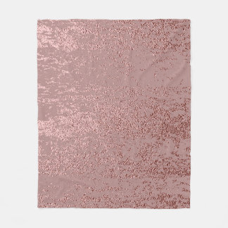 Metallic gouden textuur, roos kwarts. fleece deken