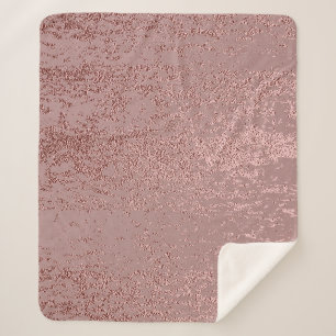 Metallic gouden textuur, roos kwarts. sherpa deken