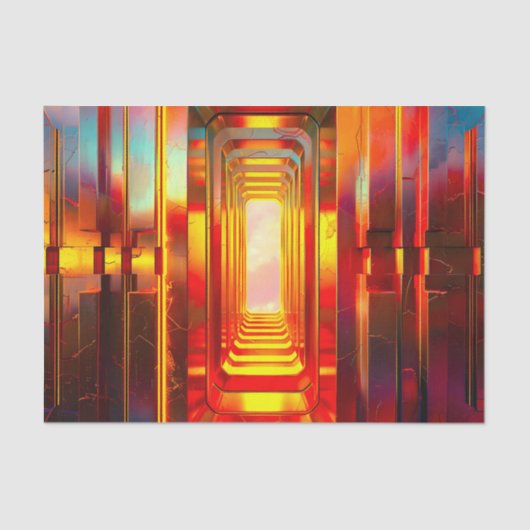 Metallic hemellucht tissuepapier (Voorkant)