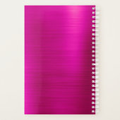 Metallic Hot Pink Signature Monogram 2025 Planner (Achterkant)