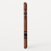 Metallic koper bruin geometrisch ontwerp 2 Case-Mate iPhone case (Achterkant/links)