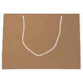 Metallic koper-kleurige grote cadeautas (Voorkant)