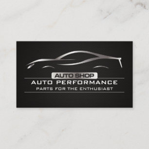 Metallic Logo voor auto kopen Visitekaartje