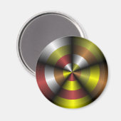 Metallic look Abstracte magneet (Voorkant / Achterkant)