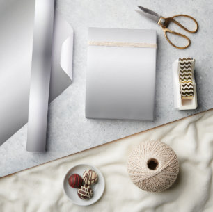 Metallic look Silver Modern Glamour Sjabloon Best Cadeaupapier