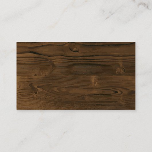 Metallic Lumber Saw | Houtpanel en hardware-instru Visitekaartje (Achterkant)