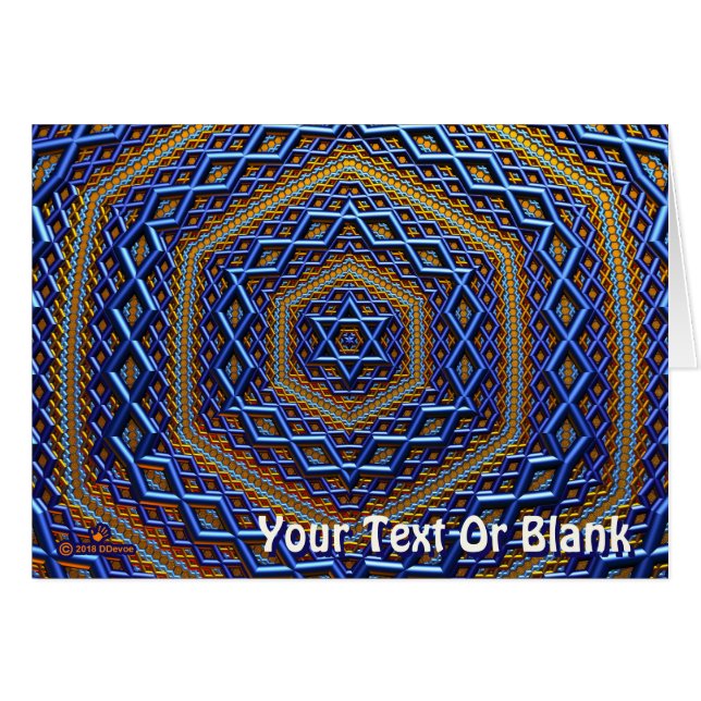  Metallic Magen David (Voorkant Horizontaal)