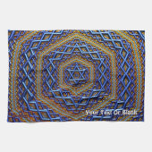 Metallic Magen David Theedoek (Horizontaal)