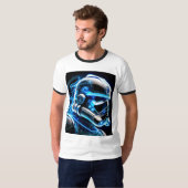 "Metallic Masterpieces: De schoonheid van robotkun T-shirt (Voorkant volledig)