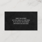 Metallic Metal Gold Bar Visitekaartje (Achterkant)