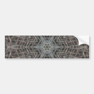 Metallic Metal Mesh Bumpersticker