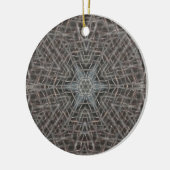 Metallic Metal Mesh Keramisch Ornament (Links)