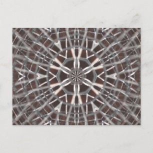 Metallic Metal Mesh Silver Briefkaart