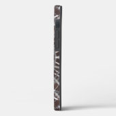 Metallic Metal Mesh Silver Case-Mate iPhone Case (Achterkant / Links)