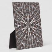 Metallic Metal Mesh Silver Fotoplaat (Zijkant)