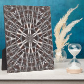 Metallic Metal Mesh Silver Fotoplaat (Zijkant)