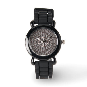 Metallic Metal Mesh Silver Horloge