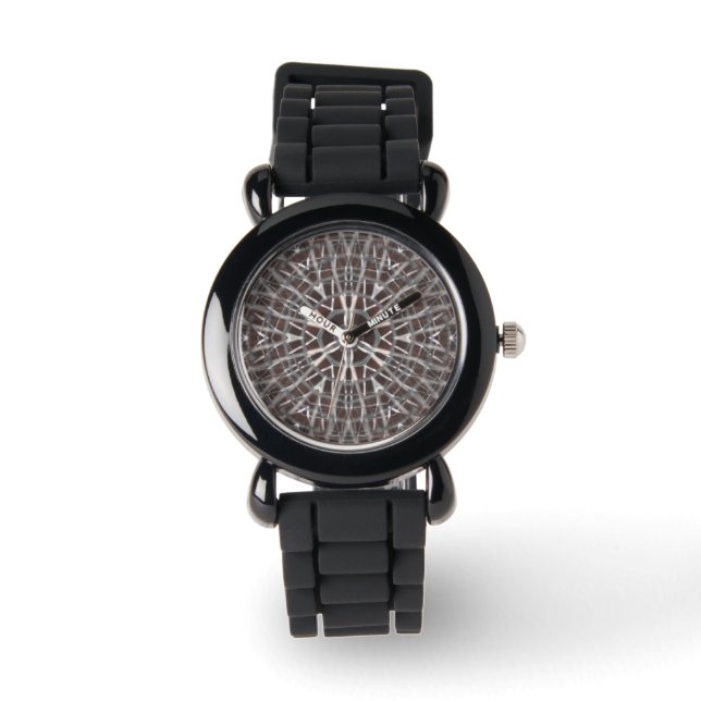 Metallic Metal Mesh Silver Horloge (Voorkant)