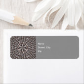 Metallic Metal Mesh Silver Label (Insitu)