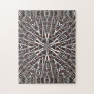 Metallic Metal Mesh Silver Legpuzzel