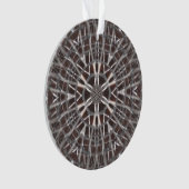 Metallic Metal Mesh Silver Ornament (voorkant)