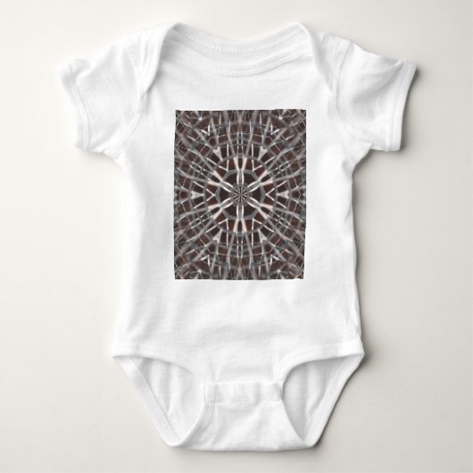 Metallic Metal Mesh Silver Romper (Voorkant)