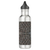 Metallic Metal Mesh Waterfles (Links)