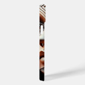 Metallic perearlescent Geometric Woman's Face Case-Mate iPhone Case (Achterkant / Rechts)