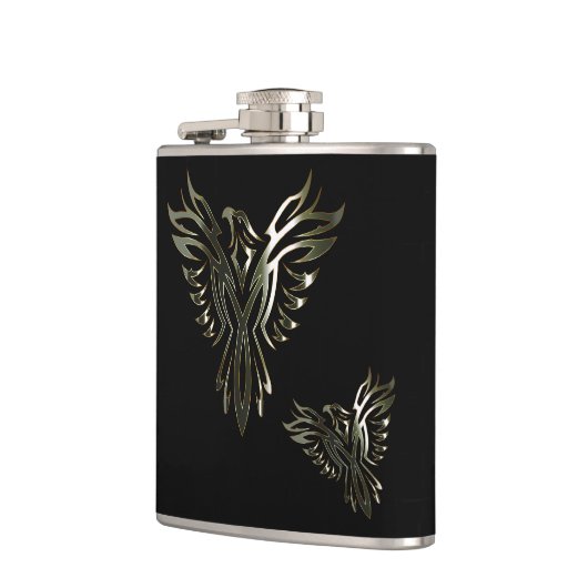 Metallic Phoenix Heupfles (Links)